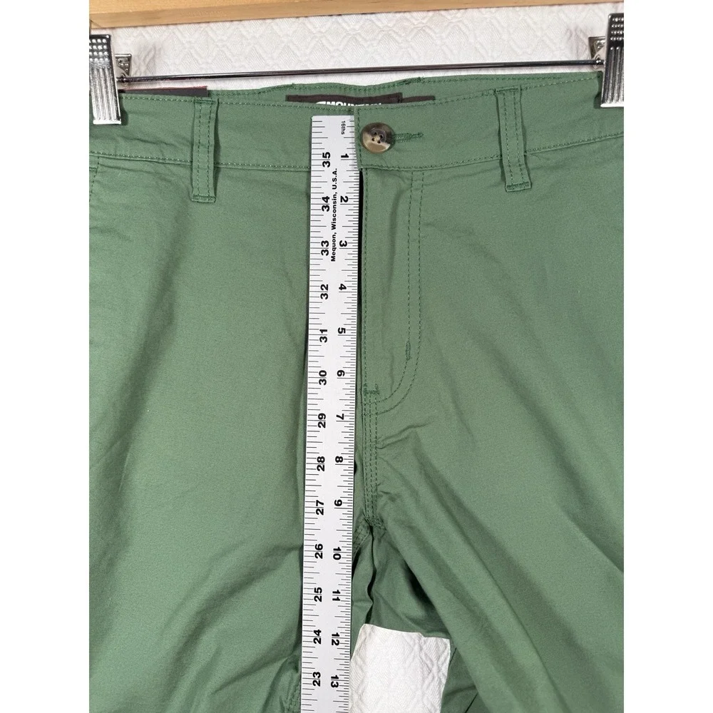 Mountain Khakis Mens Poplin Shorts Classic Fit Green Size 30x8 Gorpcore Golf - Picture 5 of 7
